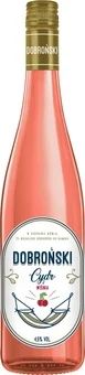 Cydr Dobroński wiśnia 0,75l 4,5% widok 1