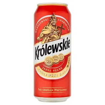 Piwo Królewskie 0,5l 5,2% puszka widok 1