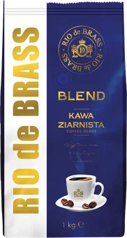 Kawa ziarnista Blend Rio De Brass 1kg widok główny 