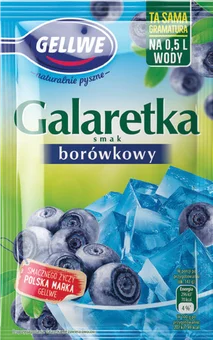 Galaretka borówkowa Gellwe 72g widok 1