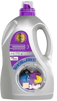 Zdjęcie produktu - Żel do prania uniwersalny lavenda Wash&Free 5kg