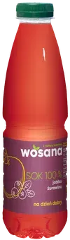 Zdjęcie produktu - Sok jabłko żurawina Wosana 1l