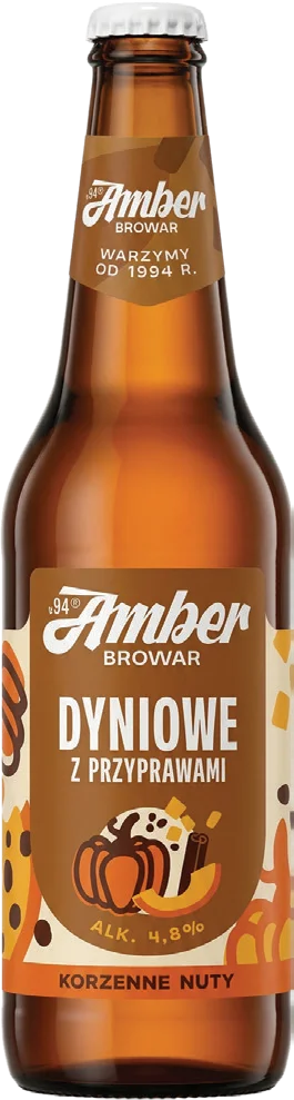 Piwo Amber dyniowe 0,5l 4,8% but. zw. widok 1