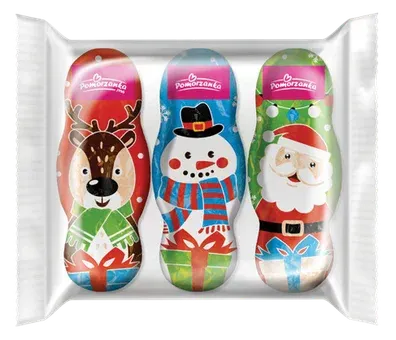 Figurki o sm. toffi w czek. Millano 3x30g BN25 widok główny 