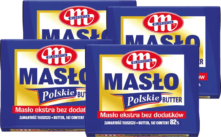 Masło ekstra 82% Polskie 200g widok 1