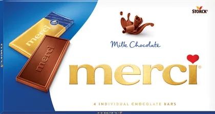 Zdjęcie produktu - Czekolada mleczna Merci 100g