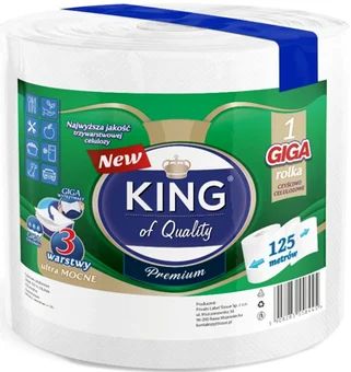 Czyściwo papierowe King A1 3w 518l 125m widok 1
