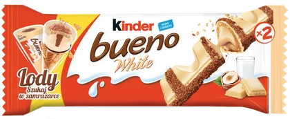 Baton Kinder Bueno White 39g widok główny 