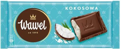 Czekolada kokosowa Wawel 87g widok 1