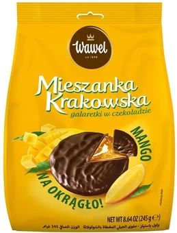 Zdjęcie produktu - Mieszanka Krakowska o sm. mango Wawel 245g