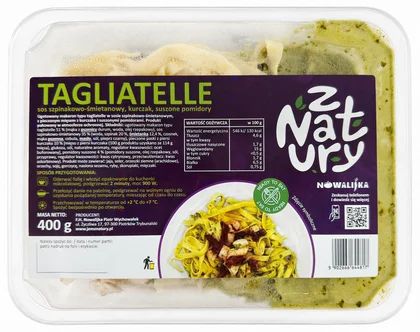 Zdjęcie produktu - Danie makaronowe tagliatelle Nowalijka 400g