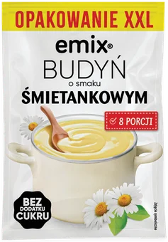 Budyń śmietankowy XXL Emix 80g widok 1
