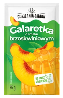 Galaretka brzoskwiniowa Cukiernia Smaku 75g widok główny 