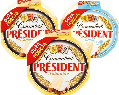 Zdjęcie produktu - Ser pleśniowy Camembert Président