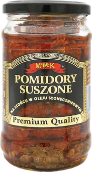 Pomidory suszone w oleju MK 280/180g widok główny 
