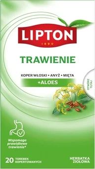 Herbatka ziołowa trawienie Lipton 20x1,7g widok 1