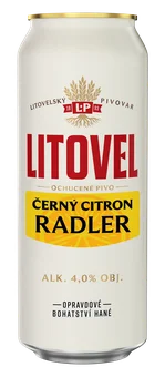 Piwo Litovel radler cz. cytryna 0,5l 4% puszka widok 1
