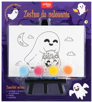 Zdjęcie produktu - Obrazek ze sztalugą i farbkami 21,5x17,7cm H26