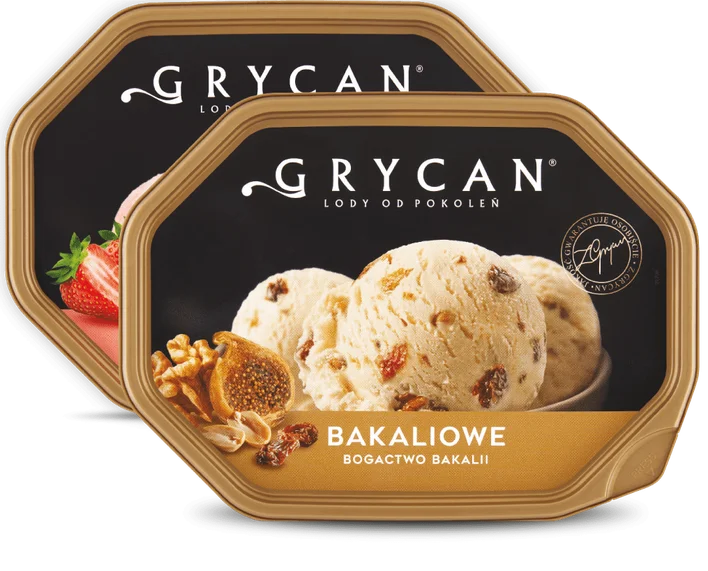 Lody Grycan bakaliowe 1,1l widok 1