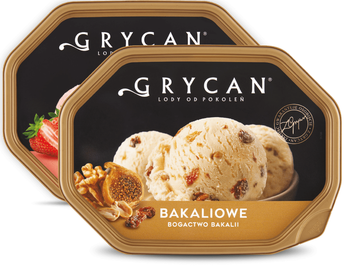 Lody Grycan bakaliowe 1,1l widok 1