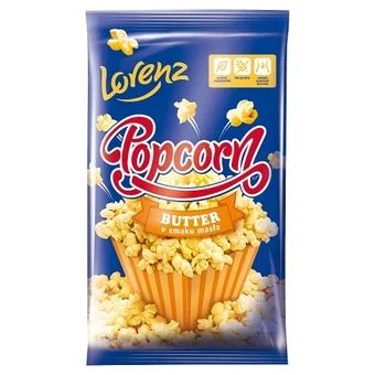Popcorn do mikrofali o smaku masła Lorenz 90g widok 1