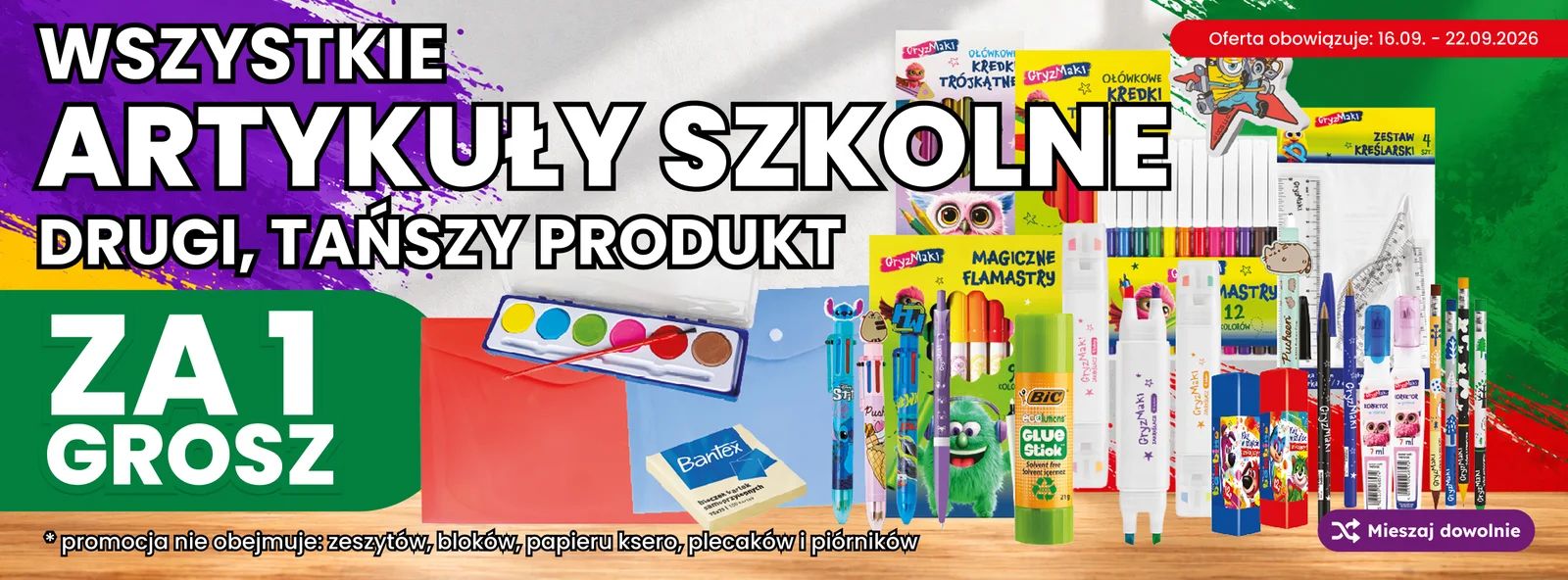BANER ARTYKUŁY SZKOLNE