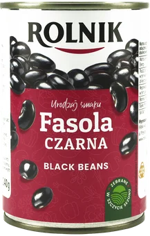 Zdjęcie produktu - Fasola czarna Rolnik 400/240g