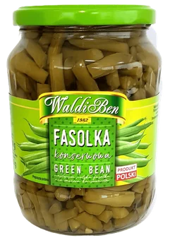 Fasolka szparagowa zielona Waldiben 700/380g widok 1