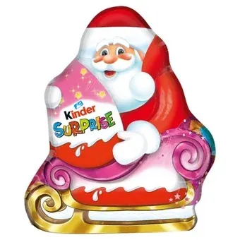 Figurka Mikołaj z niespodz. róż. Kinder 75g BN25 widok 1