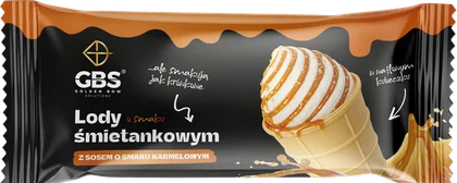 Zdjęcie produktu - Lody o sm śmietanko z sosem o sm karmel GBS 150ml