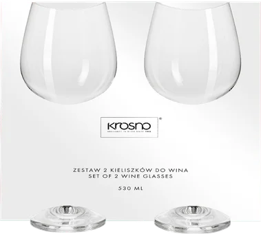 Zestaw kieliszków do wina Krosno 2x0,53l widok 1