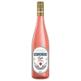 Cydr Dobroński truskawka 0,75l 4,5% widok 1