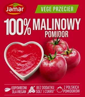 Przecier z pomidorów malinowych Jamar 500g widok 1