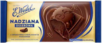 Czekolada deserowa nadziana Wedel 100g widok 1
