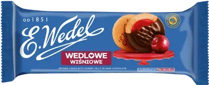 Biszkopty z galaretką wiśniową Wedlove Wedel 147g widok 1