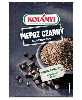Pieprz czarny młotkowany Kotanyi 17g widok 1