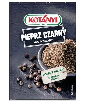 Pieprz czarny młotkowany Kotanyi 17g widok 1