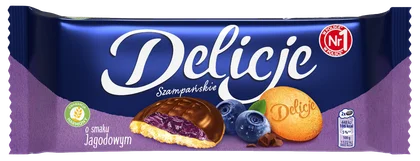 Biszkopty z galaretką jagodową Delicje 147g widok 1