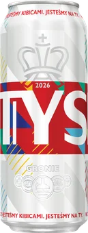 Zdjęcie produktu - Piwo Tyskie gronie mundial 0,5l 5,2% puszka