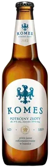 Piwo Komes potrójny złoty 0,5l 8,5% but. zw. widok 1