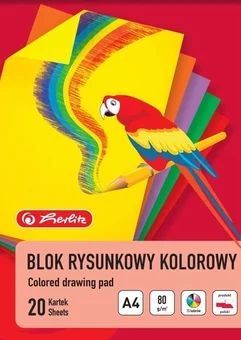 Blok tech/rys kol/biały extra A4 Herlitz mix SZ26 widok główny 