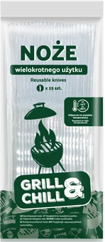 Zdjęcie produktu - Noże Transp Wielokrot Użytku Grill&Chill 25szt