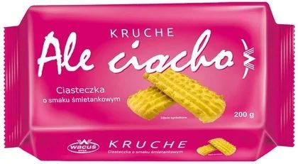 Ciastka kruche o smaku śmietankowym Wacuś 200g widok 1