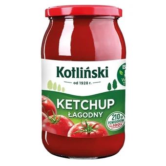 Ketchup łagodny Kotliński 910g widok 1
