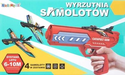 Zdjęcie produktu - Zabawka samoloty wystrzeliwane z pistoletu