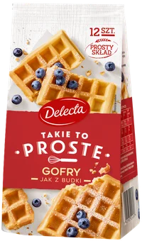 Zdjęcie produktu - Gofry Jak z budki Delecta 340g