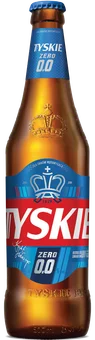 Piwo Tyskie 0,5l 0% but. zw. widok główny