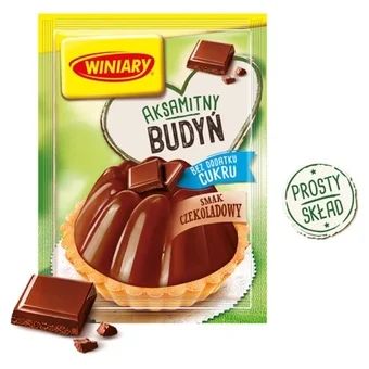 Budyń czekoladowy bez cukru Winiary 38g widok 2