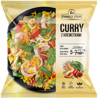 Curry z krewetkami Family Fish 500g widok 1