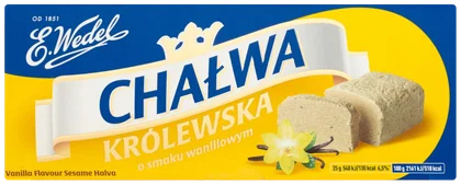 Chałwa Królewska waniliowa Wedel 250g widok 1